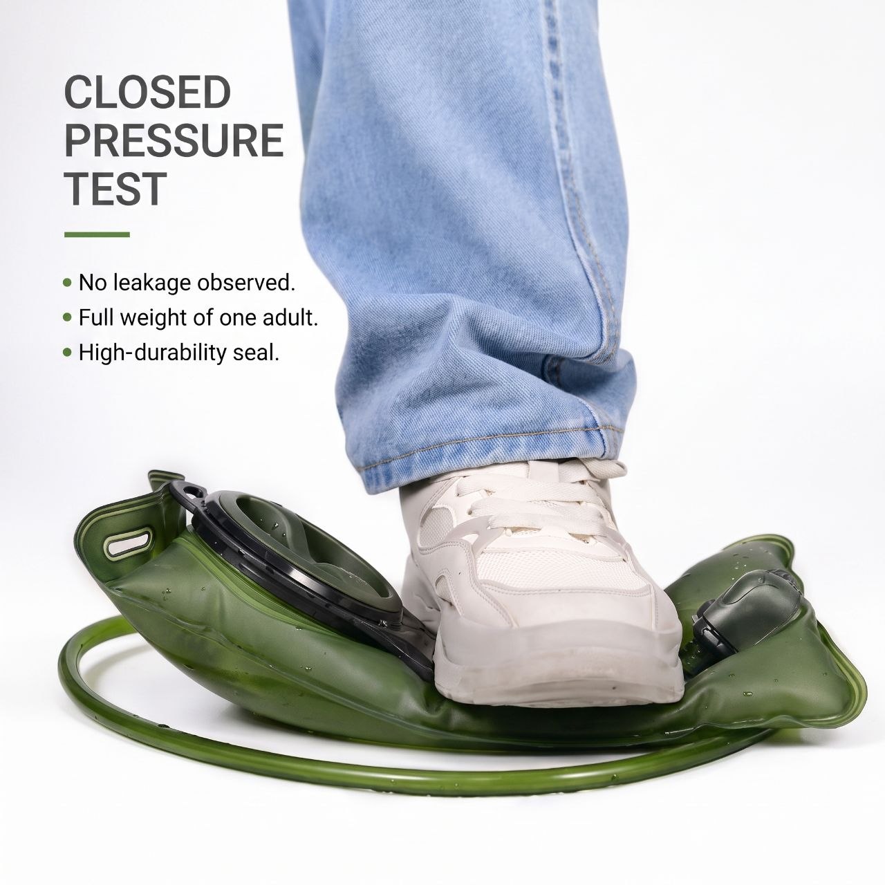 Sac à Eau Pliable 2L pour Randonnée et Sport Outdoor